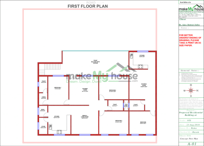 Desain rumah type 72