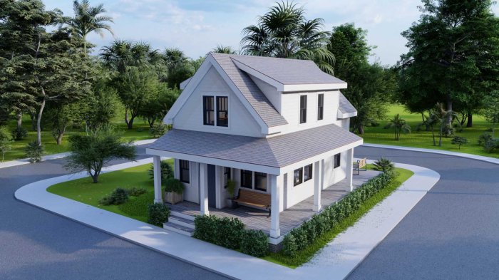 Desain rumah ukuran 5x9 2 lantai