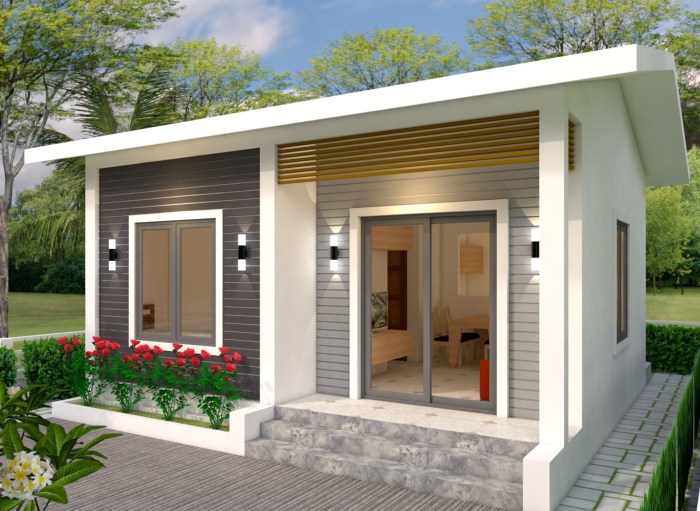 Desain rumah minimalis ukuran 6x18