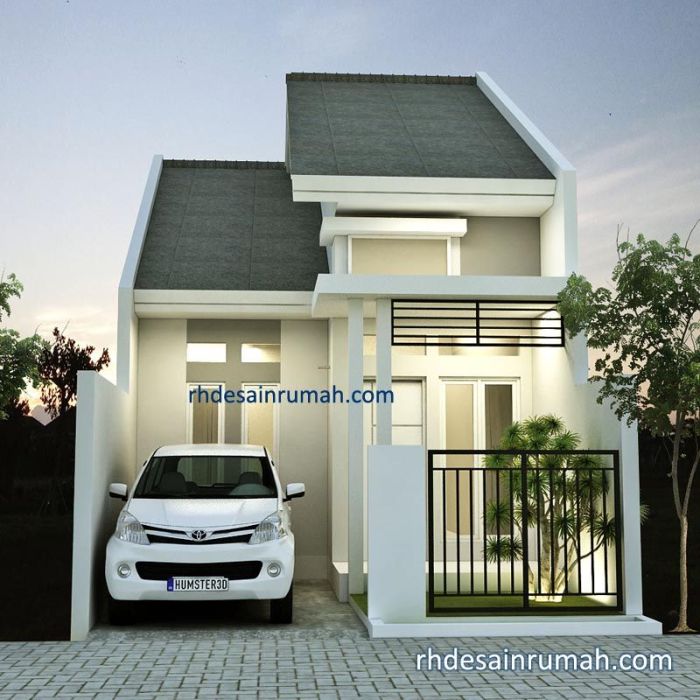 Desain rumah minimalis ukuran 5x12