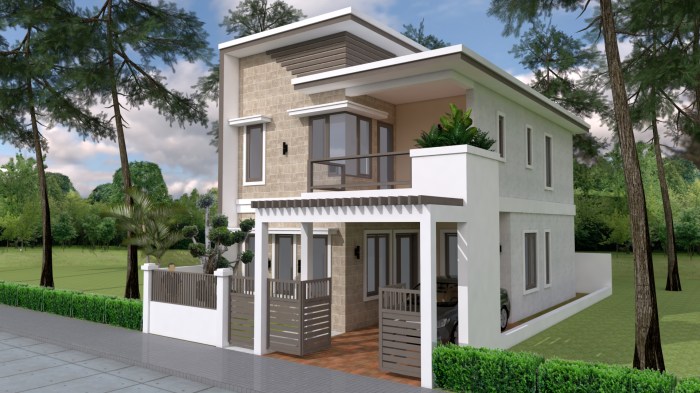 Desain rumah ukuran tanah 8x10