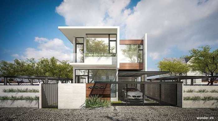 Desain rumah minimalis luas tanah 84m2