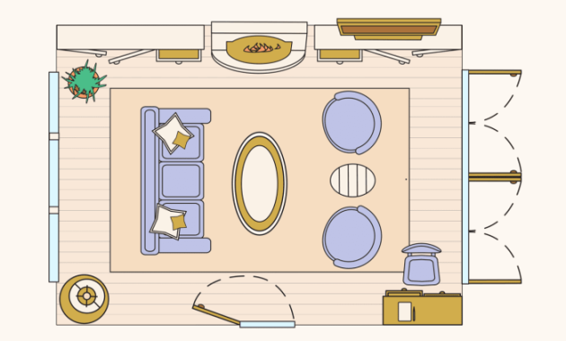 Kleines Wohnzimmer einrichten Grundriss optimal nutzen