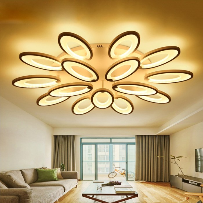 Shopee ceiling living room lights modern led acrylic lamp quality high white philippines light