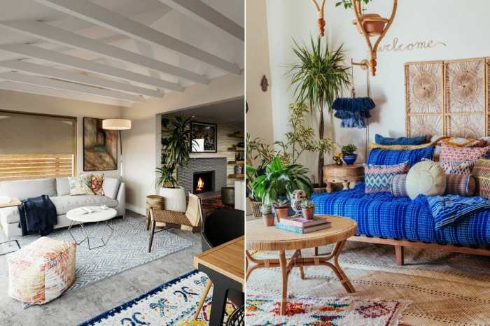 Lampen boho style wohnzimmer